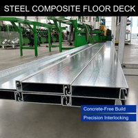 Plancher de stockage en mezzanine |   Panneau composite en acier pour pose à sec, pour projets de construction de plateformes de mezzanines sans béton