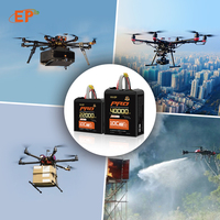 Batterie LiPo certifiée BIS EP 17Ah 20Ah 40Ah pour drone de lutte contre l'incendie, 350Wh/kg pour moteur UAV longue portée avec XT90/EC3