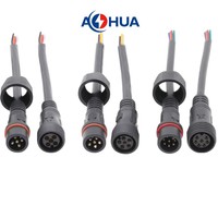Câbles de système d'alimentation pour lampe solaire, connecteur M19 mâle/femelle avec câble de 1,5/1,0/0,75 mm², connecteur 2~8P IP65
