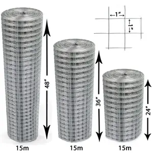 2 Inch X 4 Inch Heavy Duty Galvanized Welded Wire Mesh Fencing Fence