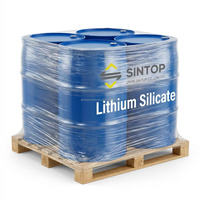 Densifiant durcisseur scellant liquide pour béton à base de silicate de lithium, module 4.8, solution Li2SiO3, silicate de lithium CAS 10102-24-6