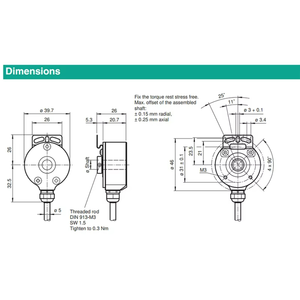 Nuevo Codificador Rotatorio Incremental Original Pepperl + Fuchs P + F MNI20N-0H02DY41N-00100:02, Muestreo Magnético, Salida Push-Pull - Product Image 6