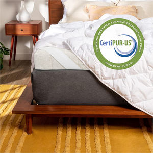 AIDI Personnalisation de chambre à coucher <span class=keywords><strong>Matelas</strong></span> en mousse à mémoire de forme Roulé dans une boîte Topper de lit pliable avec fermeture à glissière <span class=keywords><strong>Matelas</strong></span> de refroidissement - Product Image 1
