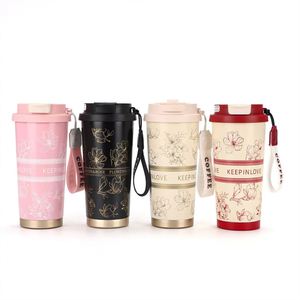 Promotional Gift Cup Custom Water Bottle Stainless Steel Vacuum Flask Wholesale Luxury Travel <b>Mug</b> Engraved Logo - Product Image 4