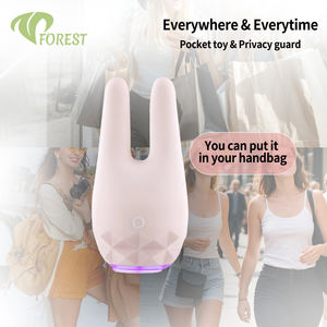 Водонепроницаемый портативный вибратор-пуля TT Forest для женщин, стимулятор сосков и влагалища, клипса для удовольствия, секс-игрушка для пар - Product Image 5