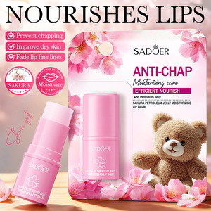 Baume à lèvres hydratant SADOER Sakura - Baume à lèvres hydratant pour prévenir les lèvres gercées - Product Image 3