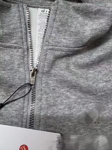 Versi yang Benar untuk Sweater Berkerudung Longgar Bahan Terry Hangat dengan Ritsleting, Mantel Kasual Musim Gugur, Setelan Pasangan dengan Pola Hati - Product Image 2