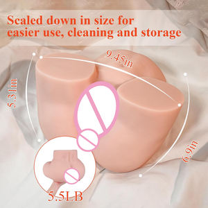 Realistische Hautgefühl Erwachsenen-Sexspielzeuge Frauen-Po-Puppe Großer Po Masturbator Wie Frauen Großer Dicker Po Aus TPE-Material - Product Image 5