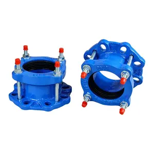 Ductile Iron Cast Iron Pipe Fittings Universal Pipe Joint Flange Adaptor In Stock