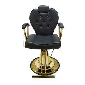 Sillón de Salón de Belleza Reclinable, Ajustable en Altura, de Cuero Sintético Resistente, para Barbería y Salón de Belleza - Product Image 2