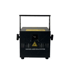 Hot-Selling 10W Full Color Animation LED Stage DMX512 Phone Control 250W pour la décoration de fête de mariage E27 Base Beam Theme Park - Product Image 3