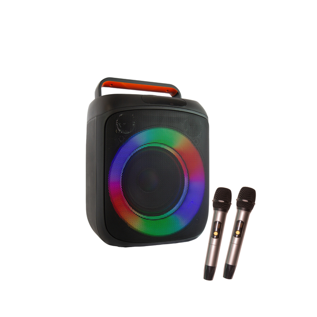 Portable Speaker Karaoke Machine RGB LED Light Wireless Party Speaker for Home Party/Karaoke/Meeting