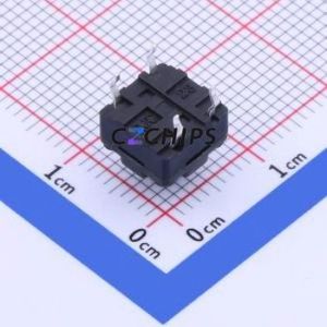 K2-1843DP-J4SW-02 Tactile Switch Through hole Component (THT) Switch 2.5N Through Hole 8mm 8mm - Product Image 2