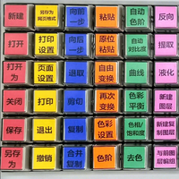 Custom Transparent Double Layer Keycap Set with Paper Inserts Laser Engraving Screen Printing for Mechanical Keyboards