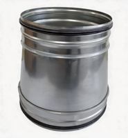 Raccord de conduit spiralé industriel pour systèmes CVC, coude à 90 degrés en acier galvanisé, anti-corrosion, économie d'énergie, à enfiler
