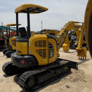 <span class=keywords><strong>Mini</strong></span>-excavatrice Komatsu PC35 d'<span class=keywords><strong>occasion</strong></span>, économique, compacte, facile à transporter, faible coût d'entretien - Product Image 1