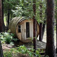 Canada Cèdre Bois Extérieur Baril Sauna Usage Domestique Jardin Baril Maison