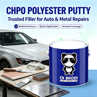 Mastic polyester CHPO en gros : excellente adhérence, facile à poncer, finition lisse, réparation de surface, mastic de carrosserie pour l'automobile
