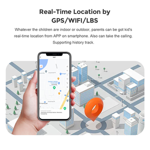 Kids Smartwatch 2.01 inch IPS Touch Display GPS <span class=keywords><strong>SIM</strong></span> <span class=keywords><strong>Card</strong></span> IOS/Android Compatible Waterproof Children Square Alloy Smartwatch LT52 - Product Image 6