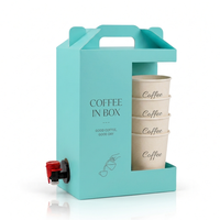 Sacs de café infusé à froid en boîte avec robinet 1L-5L – Sacs distributeurs BIB haute barrière pour café glacé et boissons à emporter