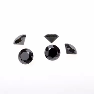 Diamante Moissanite Melee da 0,8 mm a 2,9 mm, colore nero, pietra <span class=keywords><strong>di</strong></span> accento per incastonatura micro-pavé <span class=keywords><strong>di</strong></span> gioielli hip hop, pendenti e orologi. - Product Image 5