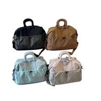 Sac de voyage de luxe léger à compartiments multiples avec poignée, cordon de serrage et poche avant zippée pour femmes