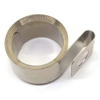 Hongsheng personnalisé clip tension spirale bobine fil bobine acier inoxydable métal petit ressort plat