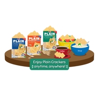 Craquelins d'avoine sains Snack léger croustillant au four Biscuit aux grains entiers savoureux Petit déjeuner Snack Pack Partage de l'heure du thé