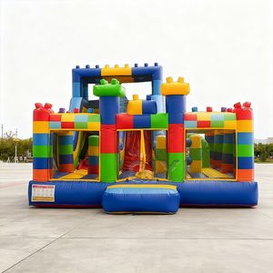 Castillo Inflable Comercial, Combo de Brincolín Inflable con Tobogán - Product Image 1