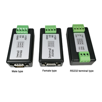 Convertidor de Escáner de Código de Barras con Transmisión de Datos Bidireccional Wiegand RS232 Tipo Macho, DC 9V-12V, Modelo WST-WG2RS232 para Control de Acceso a Puertas