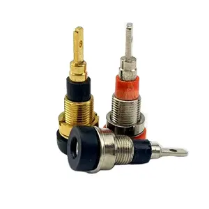 Venta al por mayor Banana socket 4mm vinculante post tornillo impermeable 10A altavoz vinculante postes