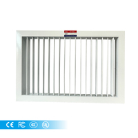 Diffuseur d'air carré moderne pour CVC, grille décorative en aluminium pour ventilation d'extraction pour sous-sol et salle de bain