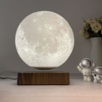 Lampe Lune Lévitation Imprimée14 cm 18cm Lampe Lune Flottante Offre Spéciale LED Lampe Lune Lampe Mode Veilleuse