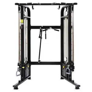 Gym commercial indoor with resistant bands cable crossover luxury gym smith machine fitness equipment Bird Deep Squatting