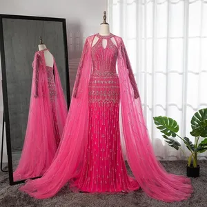 Serena sirena della collina abiti da sera con perline abiti da sera abiti per feste arabe 2024 LA71817 personalizzati - Product Image 1