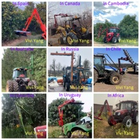 Machine d'élagage des arbres fruitiers montée sur tracteur, taille-haie multifonctionnel, coupe-arbre, élagueuse