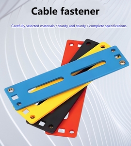 Clip de <span class=keywords><strong>fixation</strong></span> pour câble en acier plastique, gestion des câbles d'alimentation, clip de <span class=keywords><strong>fixation</strong></span> pour réseau, pour clip de treillis métallique - Product Image 4