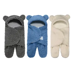 可爱的婴儿用品新生儿毛绒幼儿园襁blankets毯软男孩和女孩