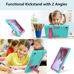 Étui de tablette en silicone coloré résistant aux chocs pour Samsung <span class=keywords><strong>Tab</strong></span> <span class=keywords><strong>A8</strong></span> 10.5 X200 X205 support pliable <span class=keywords><strong>housse</strong></span> robuste - Product Image 4