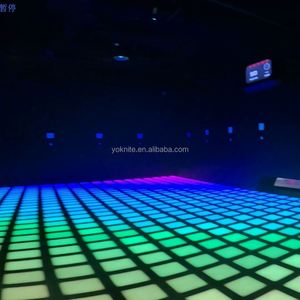Dalles de sol interactives en plastique à LED, panneaux lumineux de jeu sensibles à la pression pour intérieur, maison, aire de jeux, parcs d'aventure - Product Image 3