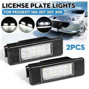 1 Par de Luces LED para Matrícula 6340.A3 para Peugeot 106 207 307 308 406 407 508 Citroen C3 C4 C5 - Product Image 1