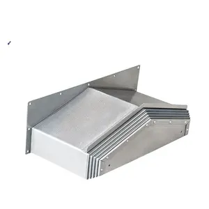 high quality customized Stainless steel 304 material telescopic slideway covers steel cover guard shield for glass machinery