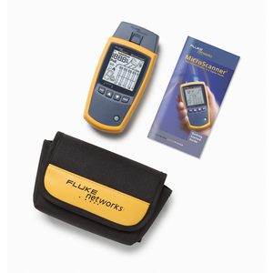 Verificador de cables de cobre Fluke Networks MicroScanner2 con tonificador IntelliTone para pruebas de redes RJ11, RJ45 y coaxiales - Product Image 1