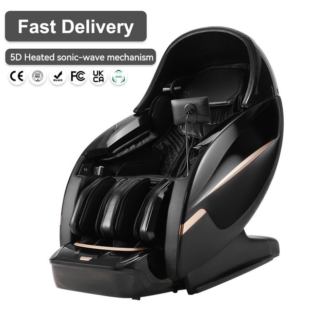 Ai Technology Automatic Kneading Blue Massage Recliner Chair 4d zero Gravity