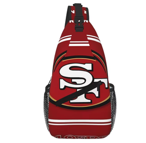 Bolsa de Pecho Personalizada de los 32 Equipos de la NFL, San Francisco 49ers, Mochila, Bolsa Cruzada, Bolsa de Viaje, Mochila Diagonal para el Hombro - Product Image 3