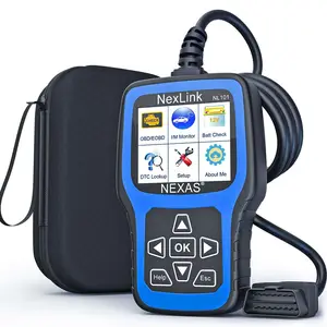 HINZ Pembaca Kode Mobil, Multi Protokol Mobil Pemindai OBD Ii Alat Diagnostik OBD untuk Mobil