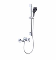 Robinet de douche à mélange bidirectionnel en laiton pour eau froide et chaude pour baignoire