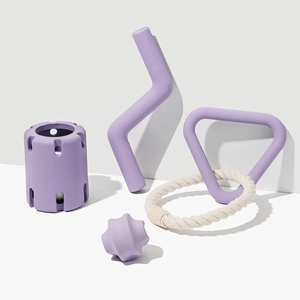 Juguetes de Cuerda para Perros de Alta Calidad al por Mayor, Juguete Interactivo para Masticar y Jugar a la Guerra de Arrastre, Triangular y Minimalista, Hecho de Goma Resistente - Product Image 2