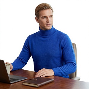 Chemise de compression à manches longues pour homme, gris noir, couleur unie, séchage rapide, respirante, en laine acrylique, pull-over, entraînement hivernal - Product Image 2