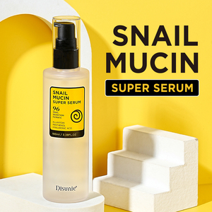 Disunie Smooth Snail Face Serum 96% Snail Secretion Filtrate Ácido hialurónico Calmante Reparación de la piel dañada Manchas oscuras Suero para la piel - Product Image 2